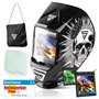 STAHLWERK Masque de soudage Automatique 3 en 1 Skull ST-990 - Casque de Soudeur avec True-Colour, obscurcissement Automatique DI