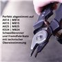 STAHLWERK MIG MAG Pince à buses 15-18 mm Pince de soudage 4 en 1 | Pince spéciale pour torches de soudage pour couper les fils d