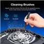 GRAUGEAR Kit de Protection Anti-Poussière pour PS5 et PS5 Slim, Protection Intégrale avec Brosses de Nettoyage, Compatible PS5