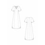 Patron de couture Robe d'été pour femme (taille XS-XXXL) Patron de couture en papier avec instructions de couture