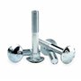 Lot de 20 vis de carrosserie avec collet carré M8 x 50 - Inoxydable - Vis à tête bombée - Vis à tête bombée - Vis à tête bombée