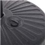 Mondeer Pied de Parasol, Base du Parasol Rond et Robuste, Pied de Parasoll de ø38/48mm, Support de Parasol de Plage, Dalles de P