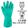 HMH Gants en caoutchouc nitrile Gants de nettoyage Taille L et XL Gants de ménage résistants aux produits chimiques Gants de pro