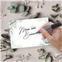 Lot de 20 cartes postales vierges avec motif - À personnaliser - À imprimer soi-même - Cartes d'invitation à faire soi-même - Ve