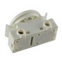Interrupteur à bascule encastrable pour lampe 2 A 250 V avec anneau et bascule - Convient comme interrupteur de rechange pour lu