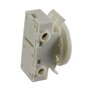 Interrupteur à bascule encastrable pour lampe 2 A 250 V avec anneau et bascule - Convient comme interrupteur de rechange pour lu