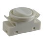 Interrupteur à bascule encastrable pour lampe 2 A 250 V avec anneau et bascule - Convient comme interrupteur de rechange pour lu