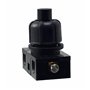 Interrupteur à pression encastrable avec contacts à vis pour lampes et appareils 250 V 2 A Noir
