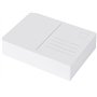 Heite 100 cartes postales vierges blanches DIN A6 - Artisanat créatif - Concevoir des cartes postales individuelles - Papier d'i
