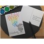 Heite 100 cartes postales vierges blanches DIN A6 - Artisanat créatif - Concevoir des cartes postales individuelles - Papier d'i
