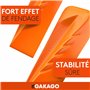 Gakago Coin à fendre pour Le Bois - Coin à fendre Rotatif Puissant avec Un Fort Effet de fendage - Coin à fendre forgé en Acier 