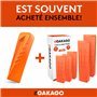 Gakago Coin à fendre pour Le Bois - Coin à fendre Rotatif Puissant avec Un Fort Effet de fendage - Coin à fendre forgé en Acier 