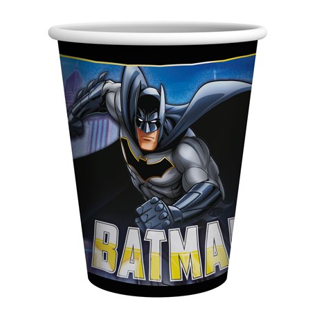 Party Factory Batman Lot de 10 gobelets en carton de 250 ml