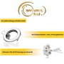 Sweet Led 10 Cadres Encastrables GU10 incl. Douille, Diamètre de Perçage 55mm, Spots Encastrables 230V, Luminaires de Meubles, S