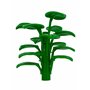 CMC imports 6255 Lot de 20 blocs de construction à clipser, vert clair, compatibles avec 3 grandes feuilles, pour jardin, ville,