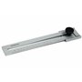 PIMALDAUM® Mètre de précision 0-200 mm, DIN 2275 en acier chromé mat pour un marquage et un traçage précis des marquages ​​et de