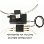 Impulsfoto Répartiteur d'antenne HF 1 IN 4 sorties + 2 câbles SMA | 10 kHz à 1,5 GHz | 50 Ohm | Connexion de jusqu'à 4 récepteur