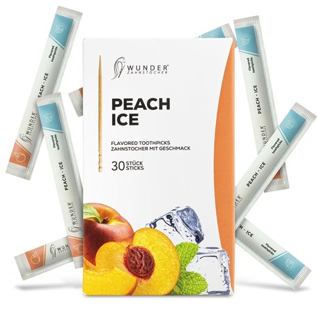 Wunder Cure-Dents avec Saveur – 30 Cure-Dents Individuels - 8 Saveurs Variées - Idéal pour Rafraîchir l’Haleine et Usage Quotidi