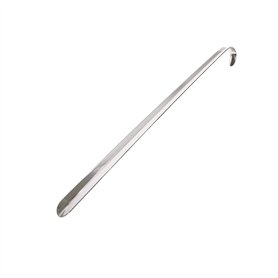 biped chausse-pied long en métal – accessoire premium de 52 cm avec crochet et trou de suspension – design ergonomique