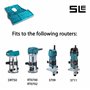 Adaptateur de rail de guidage professionnel pour Makita DRT50 / RT0700C / RT0702C / RT0700 / 3709/3711 pour Makita/Bosch/Festool