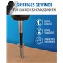 STONE REEF Lot de 5 extracteurs de vis professionnels en HSS 4241 – Extracteur à gauche professionnel, extracteur, outil de viss