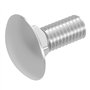 SECCARO Lot de 20 boulons de carrosserie M6 x 16 mm en acier inoxydable V2A VA A2