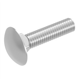 SECCARO Lot de 20 boulons de carrosserie M12 x 55 mm