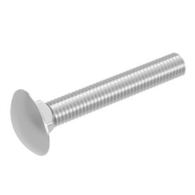 SECCARO Lot de 20 boulons de carrosserie M12 x 80 mm