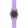 Cander Berlin MNA 4030 V Montre pour enfant étanche 3 ATM Montre d'apprentissage analogique pour fille Violet pailleté, bracelet