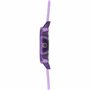 Cander Berlin MNA 4030 V Montre pour enfant étanche 3 ATM Montre d'apprentissage analogique pour fille Violet pailleté, bracelet