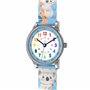 Cander Berlin MNA 0430 K Montre analogique pour enfant avec fermeture Velcro et fermeture magnétique Étanche 3 ATM Bleu koala, b
