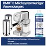Lot de 3 flacons de 1000 ml de nettoyant concentré pour système de lait pour machine à café, mousseur à lait, nettoyant à lait, 