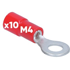 Lot de 10 cosses à anneau Kalitec RKSRM4 0
