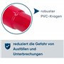 Lot de 10 cosses à anneau Kalitec RKSRM4 0,5-1 mm² I Partiellement isolées M4 rouge I Cuivre I Col en PVC I pour connecter des c