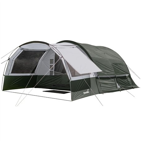 Skandika Tente Tunnel Indal 5 | Tente de Camping pour 5 Personnes