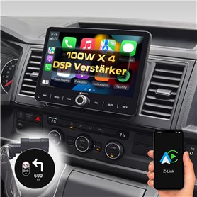 DYNAVIN Android Autoradio GPS Compatible pour VW T5 T6 Caddy Tiguan Sharan Skoda