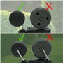 Lot de 2 protections de roue XL compatibles avec Gardena Sileno Life City - Profil de tondeuse robot - Augmentation de la tracti