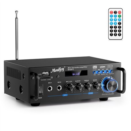 Moukey Amplificateur Audio 2.0 Canaux