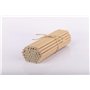 Inoverse Lot de 100 pailles jetables en papier kraft - Diamètre : 8 mm x 24 cm - 100 % laine biodégradable - Pour cocktails, fêt