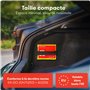 PURAHELP Gilet Jaune Voiture Set de 4 pièces valable dans Toute l'europe Selon en ISO 20471 - Gilet de sécurité reflechissant - 