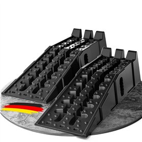 WERKTHOR Rampe Voiture – [Lot de 2] Rampes Robustes pour Véhicules Jusqu'à 5t – Rampe Vidange Antidérapante – Lève Auto pour Tou