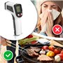 STAHLWERK Thermomètre laser infrarouge ILT-600 ST -50C° à 600°C Thermomètre infrarouge numérique | Pyromètre | Appareil de mesur