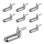 Support étagère 113301 compatible avec IKEA BESTA BRIMNES BRUSALI Taquet étagère Fixation Rechange 3 mm Tablettes (8 pièces)