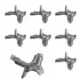Taquet étagère 131372 compatible avec IKEA BILLY Fixation Support étagère Rechange Série actuelle 3 mm (8 pièces)