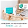 LILLYDOO Lot de 50 matelas à langer souples et doux pour la peau, 60 x 60 cm, sans parfum