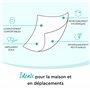 LILLYDOO Lot de 50 matelas à langer souples et doux pour la peau, 60 x 60 cm, sans parfum