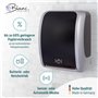 Blanc HYGIENIC Lot de 2 distributeurs de rouleaux d'essuie-mains Senseur, sans contact, Blanc Cosmos 2 rouleaux de papier essuie