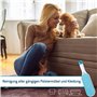 Brosse anti-peluches avec rouleau anti-peluches pliable - Épilateur réutilisable pour poils d'animaux avec nettoyage extrêmement