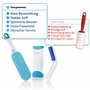 Brosse anti-peluches avec rouleau anti-peluches pliable - Épilateur réutilisable pour poils d'animaux avec nettoyage extrêmement