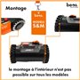 BEOS® 2 x crampons en acier inoxydable de qualité supérieure pour Worx Landroid S/M + 12 x vis en acier inoxydable – Amélioratio